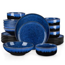 Set piatti blu gres servizio