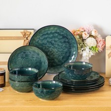 Set piatti verde gres servizio