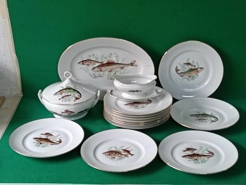 Servizio piatti pesce 12 - piatti,